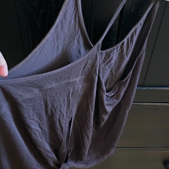 Lululemon Modal-Silk Yoga Tank Top Espresso Size 6 Excellent condition - Picture 2 of 5